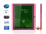 Free Shipping YUNTAB Tabet PC Q88 7inch Dual Core Android 4.4 Allwinner A23 1.5GHz Capacitive Screen 512M 4GB WIFI Dual Camera-in Tablet PCs from Computer