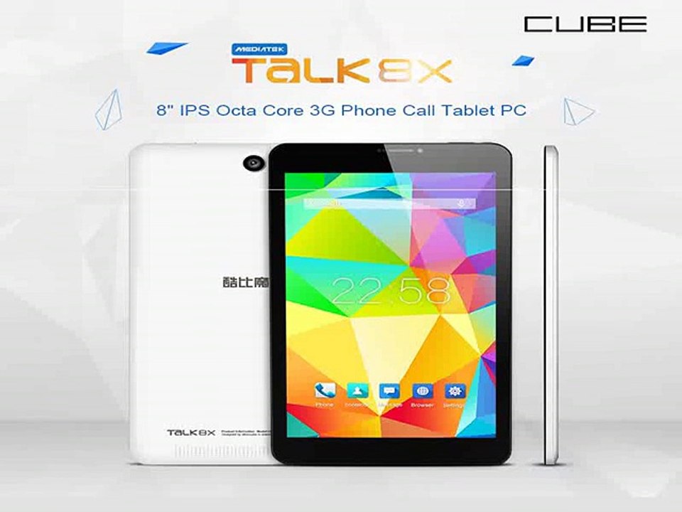 Cube Talk 8x U27gt C8 Octa core 3G Phone call tablet pc 1GB+8GB  gps 8 inch IPS Cube /  U27GTS WIFI MTK8127 Quad core -in Tablet PCs from Computer