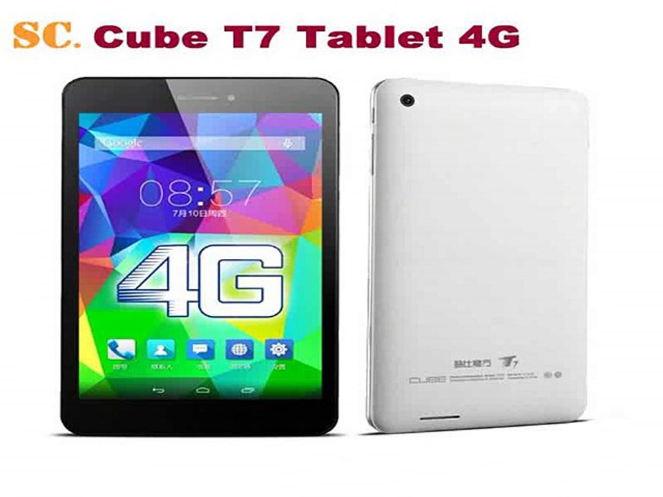 New 7 Inch Cube T7 T7GT 4G FDD LTE MT8752 Octa Core 64Bit Phone Call Tablet PC JDI Retina 1920x1200 2GB 16GB GPS BT Android 4.4-in Tablet PCs from Computer