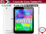 Original Cube U51GT C8 Talk7x talk 7x Octa core Tablet pc MTK8392 2.0GHz 7 IPS 1024x600 android 4.4 GPS Bluetooth 3G FM OTG-in Tablet PCs from Computer