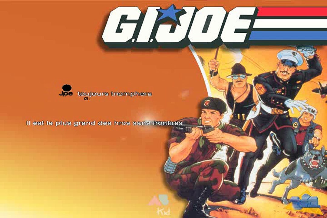 dessin animé Bernard Minet G I JOE toujours au combat karaoké Joseph BULLA