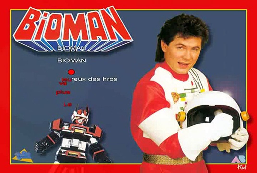 dessin animé bioman Bernard Minet karaoké Joseph BULLA