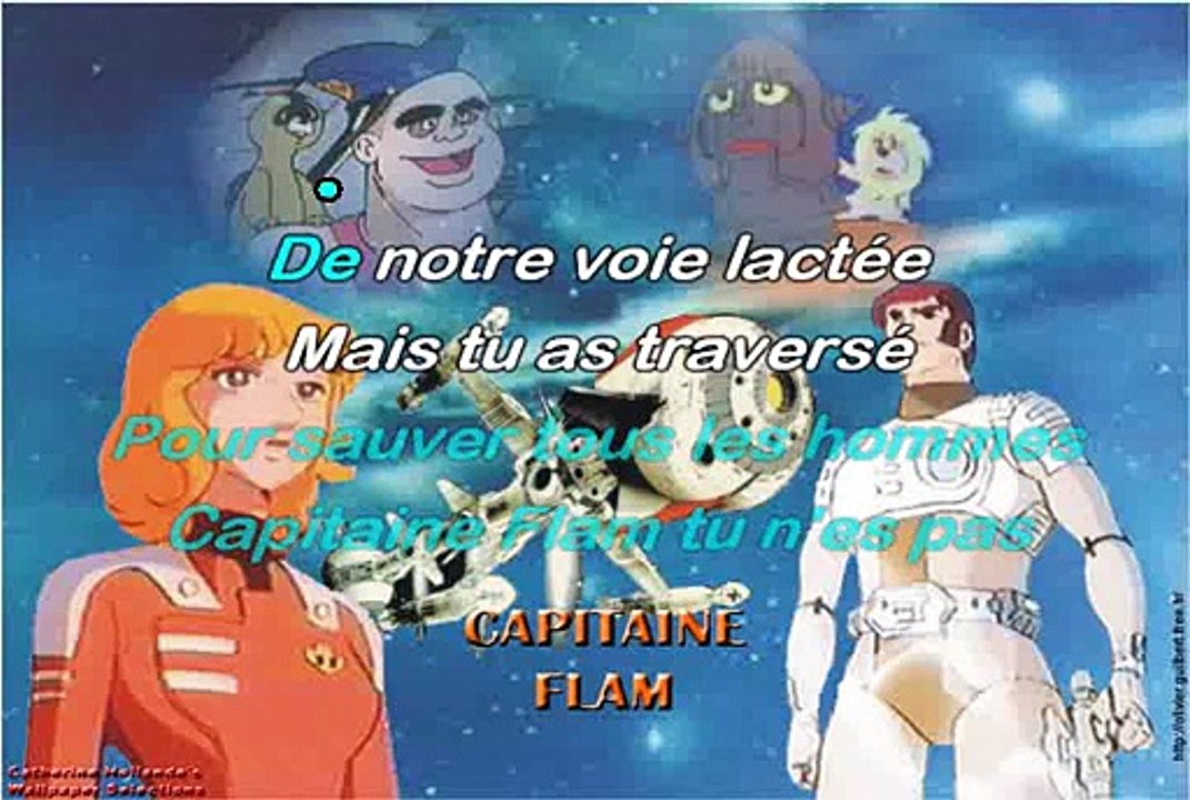 dessin animé CAPITAINE FLAM karaoké Joseph BULLA