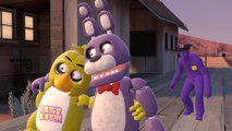 Five Nights at Freddys Animation: Bonnie save Chica [SFM FNAF]