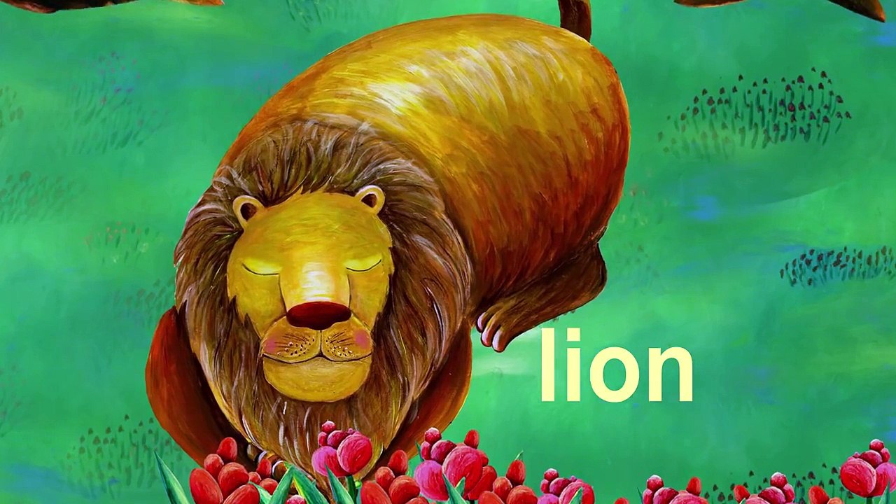 Lion & Ladybug - Lower Case Alphabet l