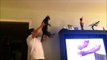 A cat and his human team up to catch a nagging fly!