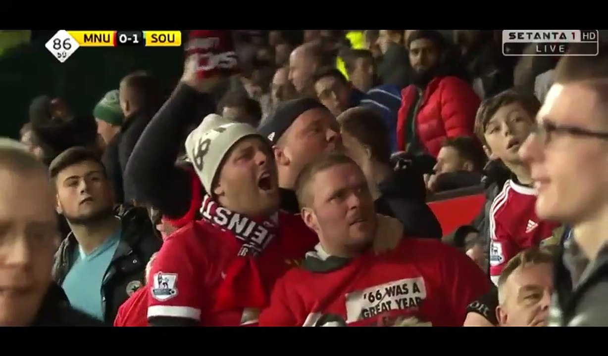 Charlie Austin Goal ~ Manchester Utd vs Southampton 0-1