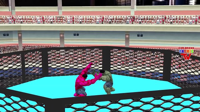 Finger Family Nursery Rhymes Hulk Vs Red Hulk Cartoons for Children | Finger Family Rhymes