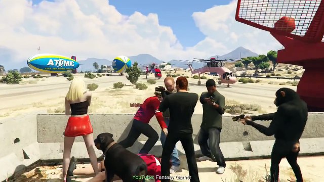 GTA 5 Online Funny Moments - Taser Dance, Chop Hump, Cargo Planes! (GTA 5 Fun Jobs)