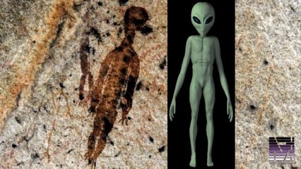 Alien Mysteries: Aliens And UFOs Seen In 10,000 Year Old Cave Paintings. -UFO Alien-
