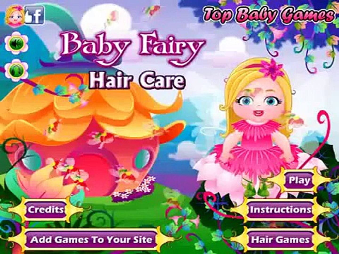 Baby Fairy Blue Eyes Hazel Girl Hair Care Game Baby And Girl