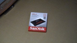 Unboxing of SanDisk Ultra II 480GB SATA III 2.5-Inch 7mm Height (SSD) - SDSSDHII-480G-G25