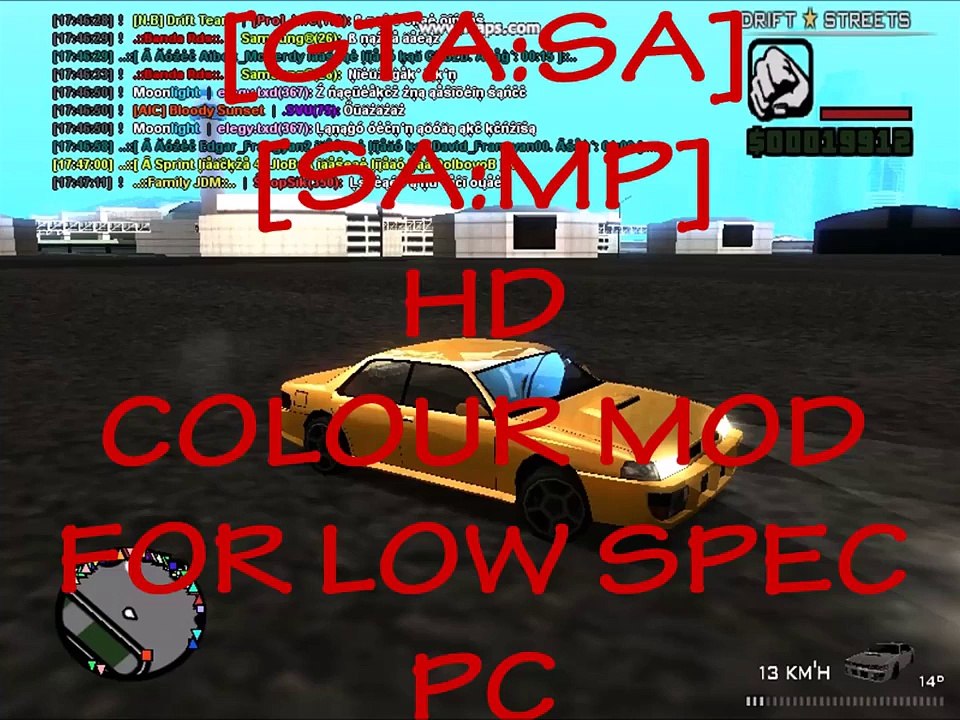 [GTA-SA] [SA-MP] HD COLOUR MOD [FOR LOW SPEC PC] [NEW]