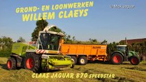 Claas Jaguar 870 Loonw. Willem Claeys gras hakselen