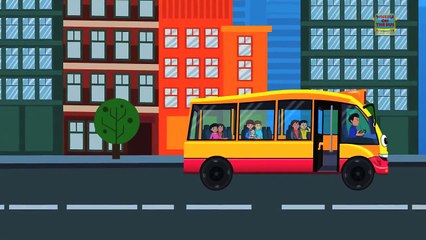Cats Wheels On The Bus For Children | Kids Songs For Babies