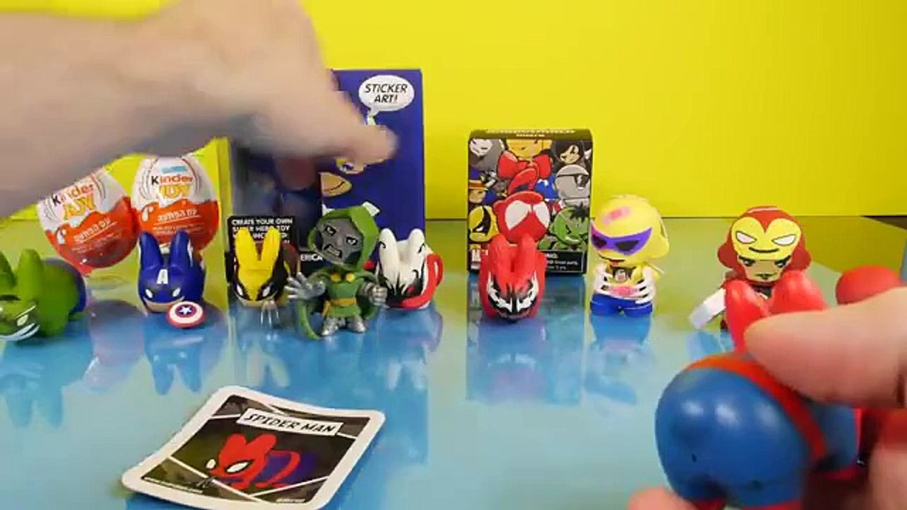 Kinder Joy Surprise Eggs Captain America Do It Yourself Toy Marvel Superhero Blind Box Toys