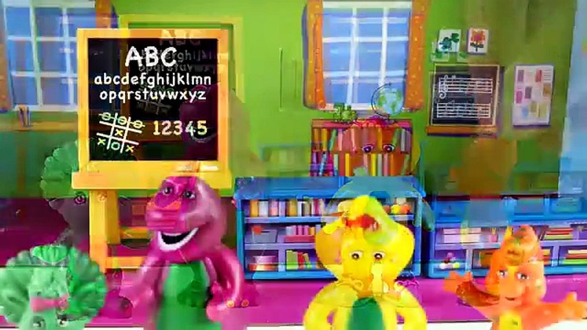 Barney and Friends Classroom Play Doh Alphabet and Colors Episode ☼ DCTC Toy Videos