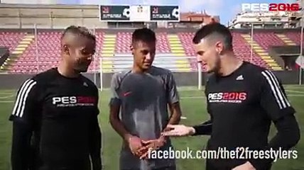 Neymar crossbar challenge!!!