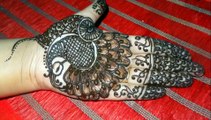 FAQ how to make shaded peacock henna mehndi design, easy diy, for beginners, slow tutorial