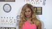 Laverne Cox Pretty in Pink 47th NAACP Image Awards Nominees’ Luncheon Arrival