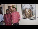 Abhijeet Bhattacharya Inaugrattes Painter Palash Halder Solo Art Exhibition