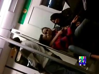 girls and boy in bus mms