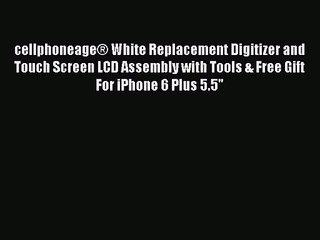 cellphoneage? White Replacement Digitizer and Touch Screen LCD Assembly with Tools