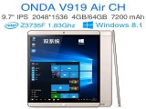 Intel Quad Core Z8300 1.84Ghz Windows 10 tablet pc 9.7 inch IPS Retinal screen RAM 4GB ROM 64GB laptop computer ONDA V919 Air CH-in Tablet PCs from Computer