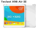 Teclast X98 Air III Android 5.0 Tablet PC 9.7 inch 2048x1536 IPS Screen Intel Z3735F Quad Core 2GB/ 32GB Buletooth 4.0-in Tablet PCs from Computer