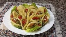 البطبوط المغربي معمر بحشوة مميزة و لذيذة من المطبخ المغربي Batbout Farcis, Stuffed Bread