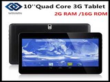 DHL Freeshipping 10inch Quad Core 3G WCDMA Phone call Tablets Android 4.4 2G RAM 16G ROM Bluetooth GPS Dual Sim Card slot-in Tablet PCs from Computer