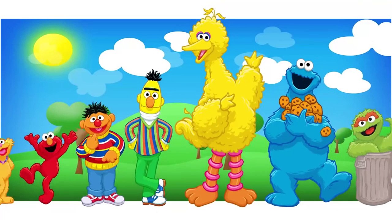 Sesame Street Finger Family Nursery Rhymes for Children and Kids