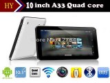 10 inch Allwinner A33 Quad Core Bluetooth Android 4.4 Mini Tablet PC Pad 1GB RAM 16G Wifi Dual camera Skype Youtube Google Store-in Tablet PCs from Computer