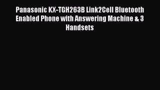 Panasonic KX-TGH263B Link2Cell Bluetooth Enabled Phone with Answering Machine