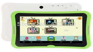 Original R70 7.0 inch Two Cameras 4GB ROM Quad Core 1.3GHz Kids Education Built learning Software with WiFi Tablet PC-in Tablet PCs from Computer