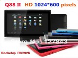 7 tablet PC dual core tablet Q88 with HD resolution screen RK3026 dual camera with Cheap price leading tablet pc manufacturer-in Tablet PCs from Computer