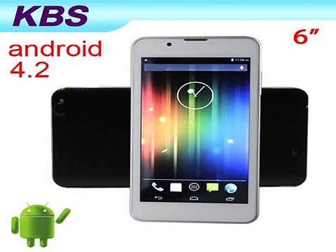 New 6 inch tablet with a holster, dual SIM card dual standby mobile phone Tablet PC , Android 4.2 512 4GB -in Tablet PCs from Computer