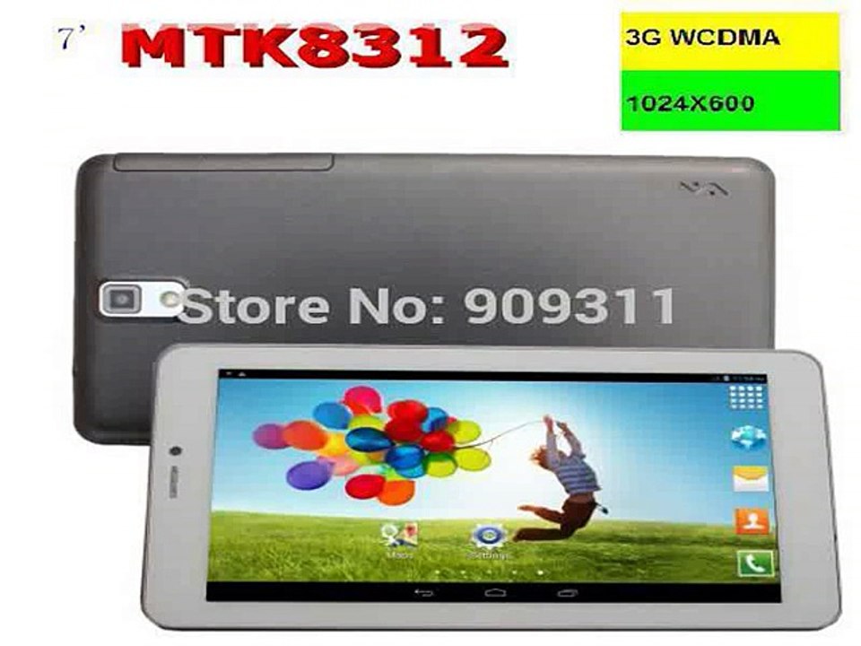 Promotion! GPS Tablet PC 3G Phone Call  Dual Core MTK8312 Bluetooth +Flashlight-in Tablet PCs from Computer
