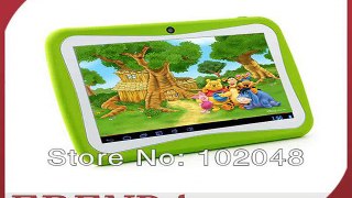 Dual core kids Tablet 7 android 4.4 512MB 4GB WiFi Camera Boy and Girl Gift-in Tablet PCs from Computer