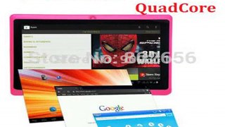 Big discount!! Cheapest Q88pro Allwinner A33 Quad Core Dual Camera Android 4.4.2 512MB/4GB tablet pc free shipping!!! Hot sell!-in Tablet PCs from Computer