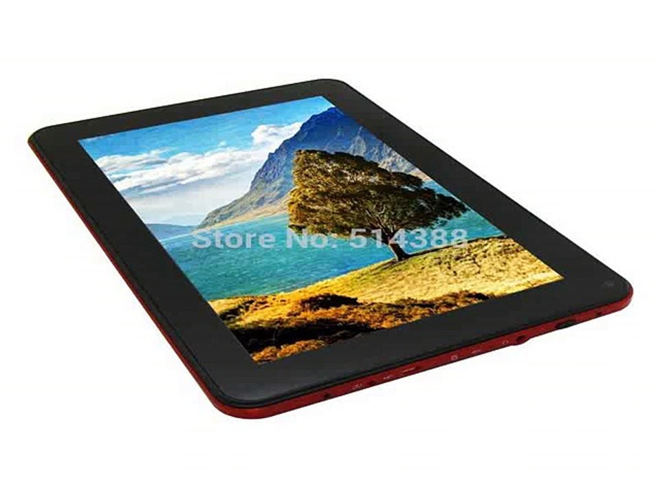 9 Allwinner A33 Tablet PC quad Core Bluetooth Capacitive Screen 512M/8GB Dual Camera External 3G 10pcs/lot DHL free shipping-in Tablet PCs from Computer