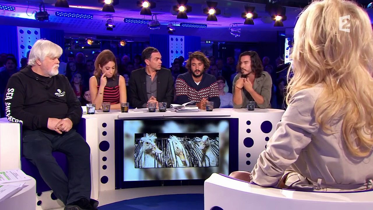 Pamela Anderson & Paul Watson - On nest pas couché 23 janvier 2016 #ONPC