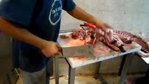 تقطيع خروف العيد عند الجزار بمناسبة عيد الاضحى المبارك 2014 المطبخ التونسي