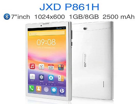 MTK8382 Quad Core 1.3Ghz Android 4.4 tablet pcs 7 inch screen RAM 1GB ROM 8GB 3G SIM GPS Wifi Game OTG Bluetooth Phone JXD P861H-in Tablet PCs from Computer