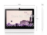 Q88 pro A23 Dual core tablet pc android 4.4 1.5GHz RAM DDR3 512MB ROM 4GB Dual Camera WiFi OTG Freeshipping Big Sale 1pcs-in Tablet PCs from Computer
