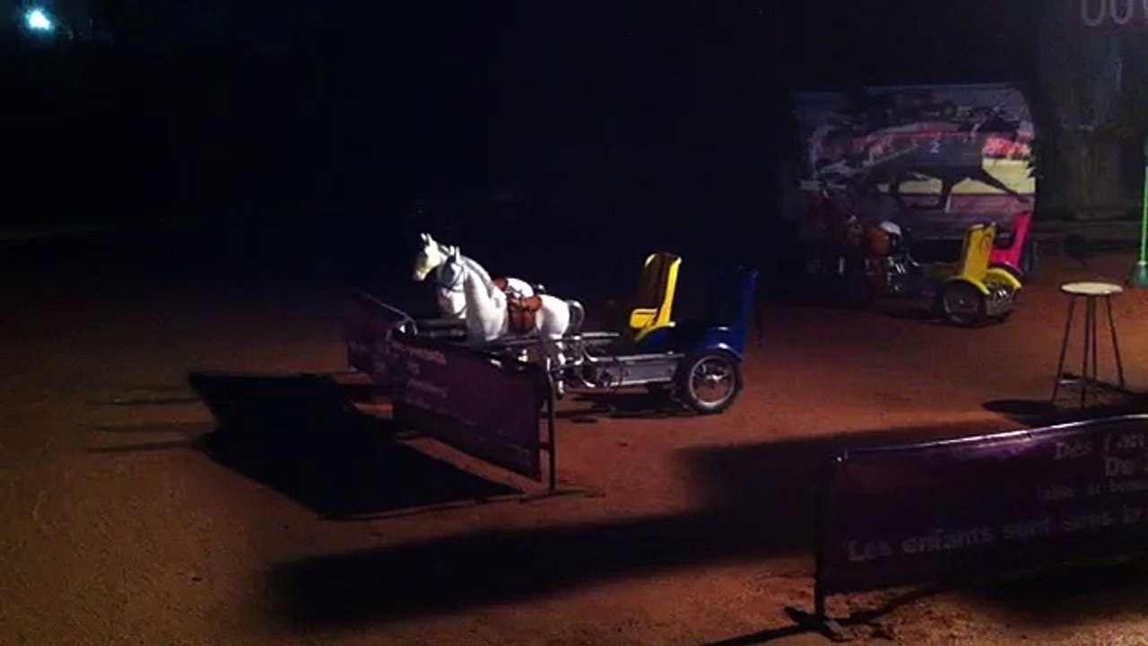 Un cavalier surgit du fond de la nuit