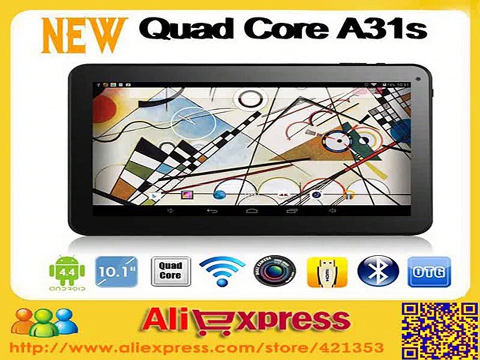 New Cheap 10 inch Tablet PC Allwinner A31s Quad Core Android 4.4.2 Dual Camera 8GB/16GB/32GB ROM With Bluetooth HDMI WiFi-in Tablet PCs from Computer