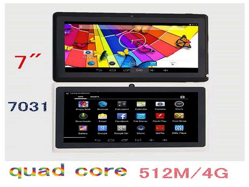 Crazy sale! ATM7031A 7 inch Quad Core Dual camera Tablet PC Bluetooth WIFI  512MB+4GB  Android 4.1 Big discount! Free shipping-in Tablet PCs from Computer