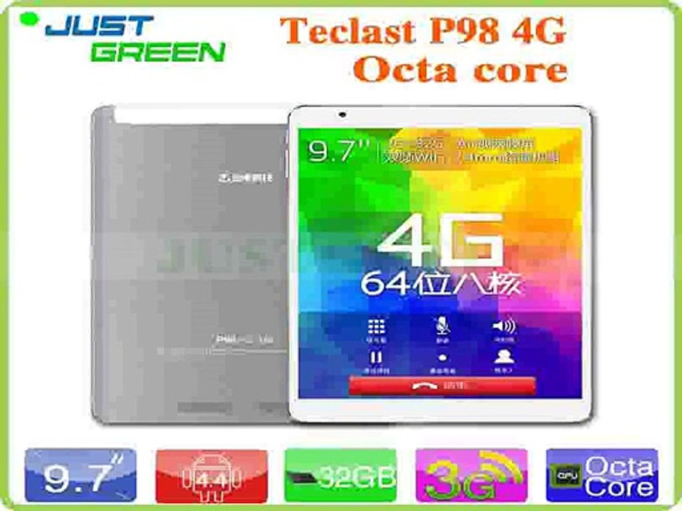 9.7 inch 2048*1536 Teclast P98 MTK8752 Octa Core 2GB RAM 32GB ROM Tablet PC 8MP Android 4.4 GPS 3G WCDMA 4G FDD LTE Phone Call-in Tablet PCs from Computer