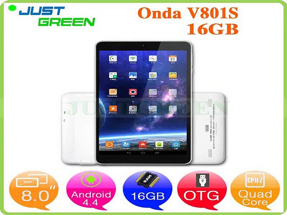 2015 New Arrival 8 inch Onda V801s Allwinner A33 Quad Core Mid Tablet PC 16GB ROM Android 4.4 OTG Webcam-in Tablet PCs from Computer